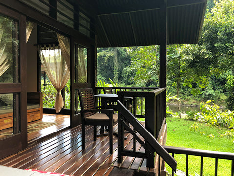 Chalet Balcony - Borneo Rainforest Lodge Danum Valley